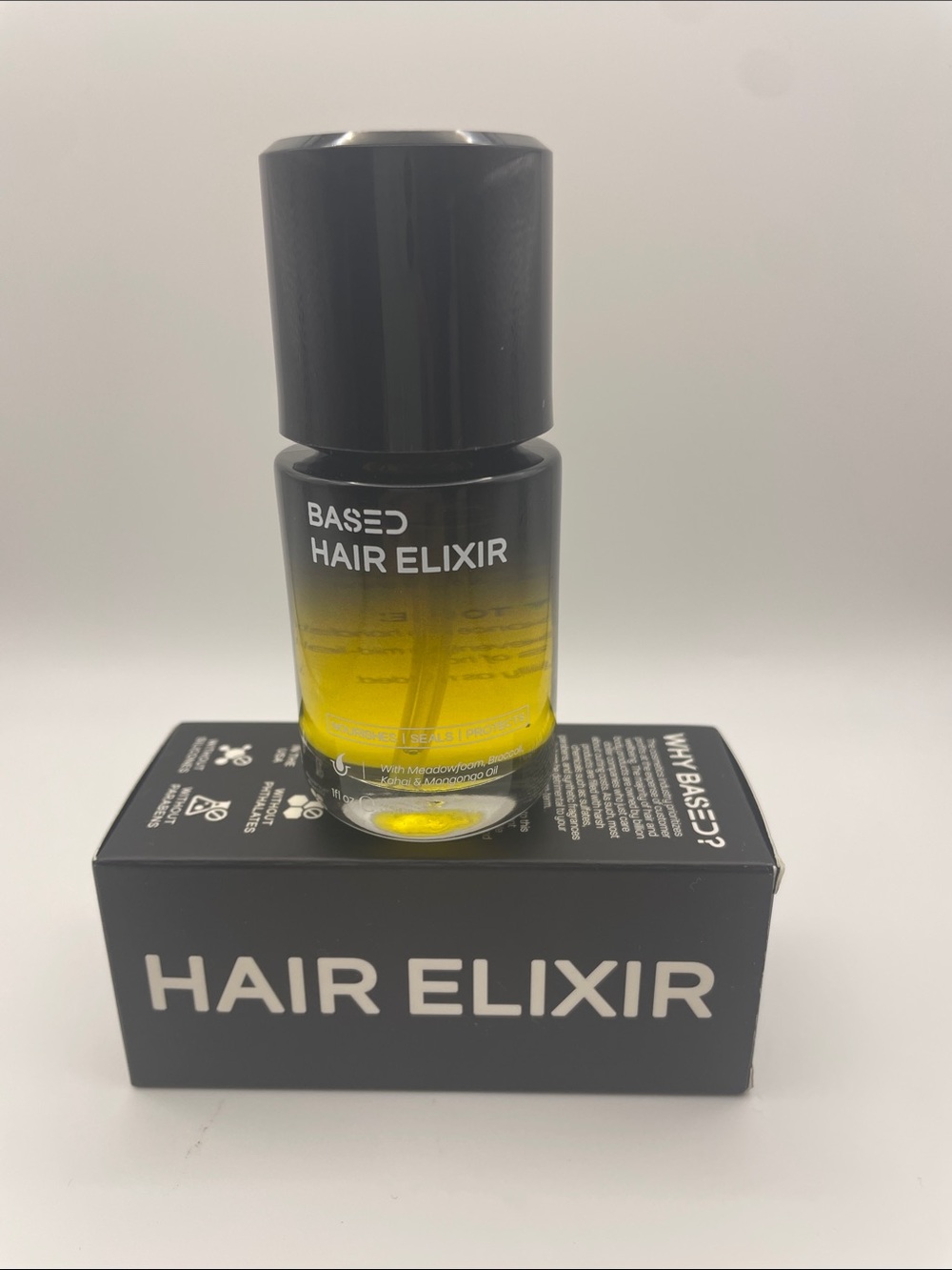 Based Hair Elixir - Black & Yellow Hair Treatment